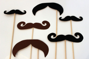 Mustache Photo Booth Props