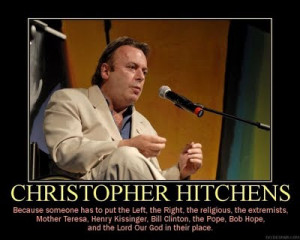 MC is a big fan of Christopher Hitchens and, no, that doesn't mean we ...