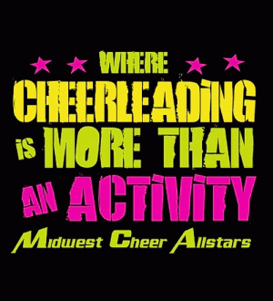 MCA- Where Cheerleading is than an Activity