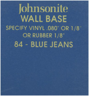 JOHNSONITE WALL BASE COLOR: BLUE JEANS