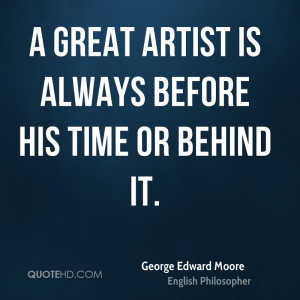 George Edward Moore Time Quotes