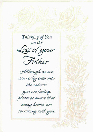 Loss of Father Sympathy Cards