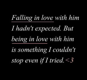 Falling For Him Quotes. QuotesGram