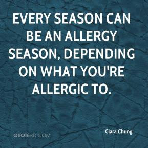 Clara Chung - Every season can be an allergy season, depending on what ...