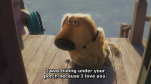 ... dog dug funny inspiring picture funny disney movie quotes 500×281