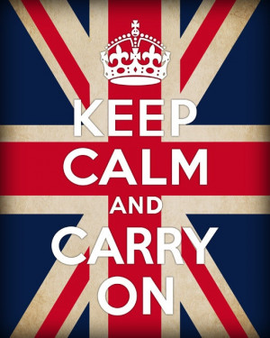Old quote with the Union Jack
