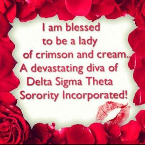 So pretty.... Delta Sigma Theta !!!