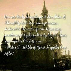 of Almighty God. You are a princess, destined to become a queen ...