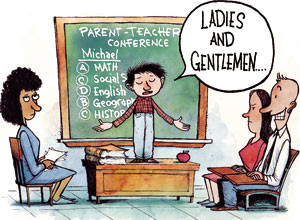Student-led parent-teacher conferences seem to be taking the nation by ...
