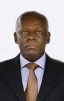 President Jose Eduardo dos Santos of Angola