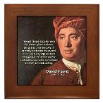 David Hume Philosophy Framed Tile