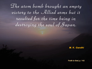 Thought For The Day ( Atom Bomb )