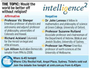 God goes up for debate, believe it or not