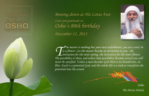 Osho's 80th Birthday, December 11, 2011