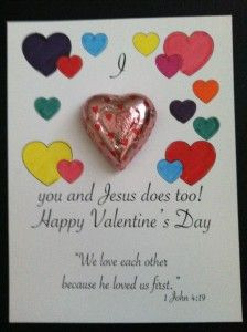 jesus loves you valentine card | Kids Craft: Valentine Cards | HOOKED ...