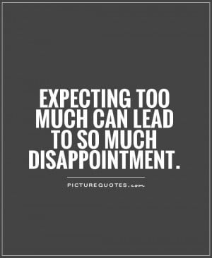 Disappointed Quotes