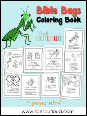 Bible Bugs Scripture Coloring Pages