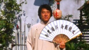 Jackie Chan shows his calligraphy: 水能载舟，亦能覆舟