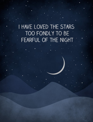 Have Loved The Stars Too Fondly