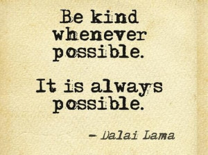Be Kind – dalai lama #quote