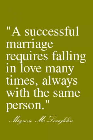 Quote on marriage, love, and commitment.