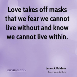 James Baldwin Quote Love