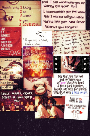 love quotes said in movies Cute love quotes collage Cute Collages ...
