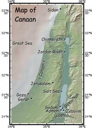 the land of canaan promised land