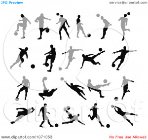 Clipart-Black-And-White-Silhouetted-Soccer-Players-Royalty-Free-Vector ...