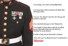 Marine's Daughter....Thank you Dad....I will make it because of you