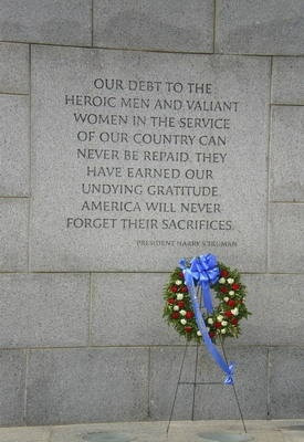 National World War II Memorial President Harry S. Truman Quote