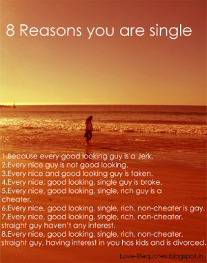 Being Single Quotes: 8 Reasons you are single