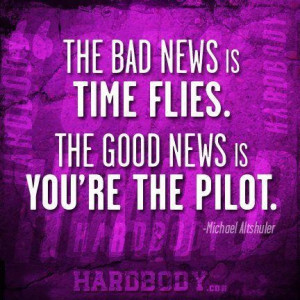 These are the the bad news time flies good quote wallpaper Pictures