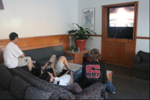 inside stanford university dorms Stanford students, taking a break