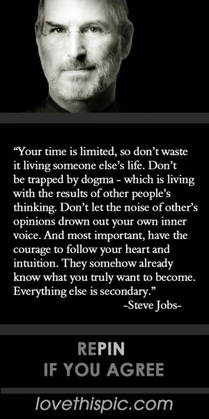 ... quotes quote positive inspirational inspirational quote steve jobs