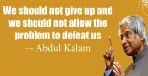 Quote by Abdul kalam