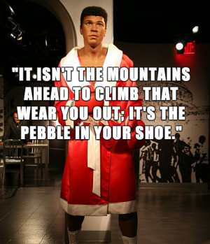 Muhammad Ali Quote Pebbles