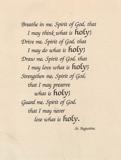 Beautiful St. Augustine Prayer More