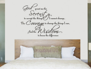 God-grant-me-serenity-Quote-Wall-Stickers-Art-Decal-Sticker-Home-Lord ...