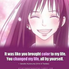 You Changed My Life - Thoughtfull quotes Picture