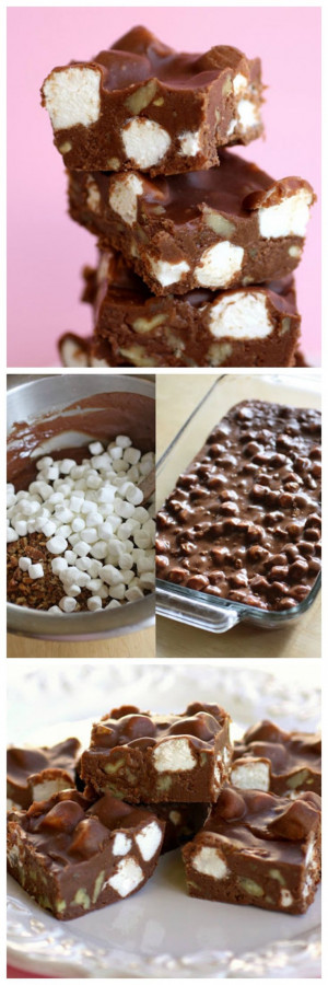 Phat Cow Fudge - chocolate, marshmallows, nuts, and no candy ...