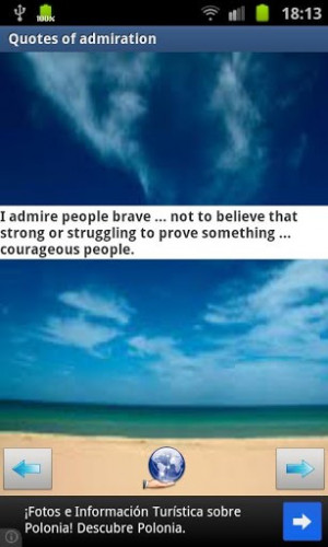 View bigger - Quotes of admiration for Android screenshot