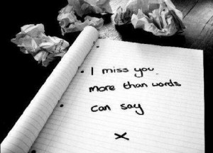 when i miss you i just close my eyes and think of you