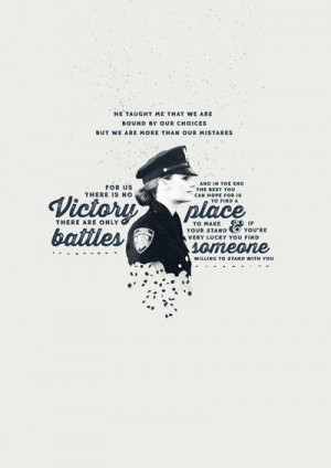 Kate Beckett for Captain Montgomery after he gave his life for her ...