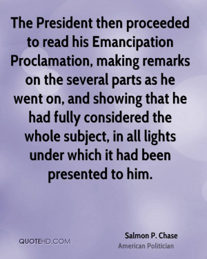 ... whole subject, in all lights under which it had been presented to him
