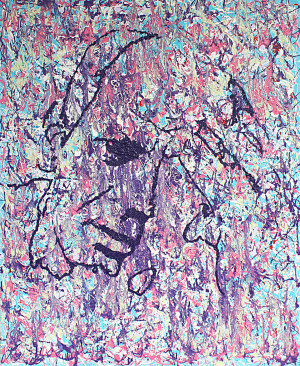... that inspire or frustrate me Schilderij Jackson Pollock 100×120 cm