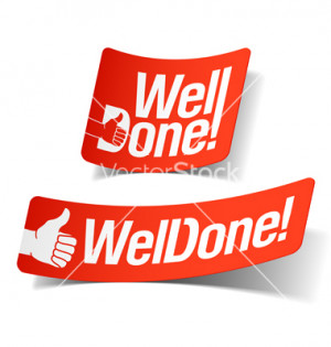 Well done label vector