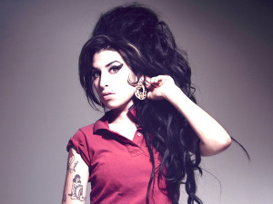 Amy Winehouse over-Exaggerated Beehive