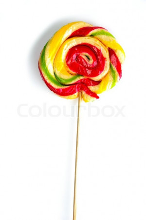 Stock image of 'An image of a nice bright sweet lollipop'