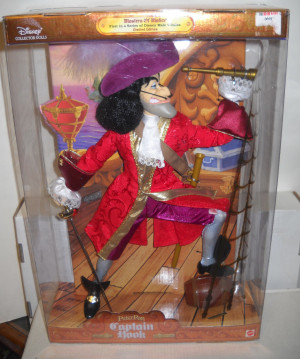 Captain Hook Doll From Disney Male Villains Collection Peter Pan